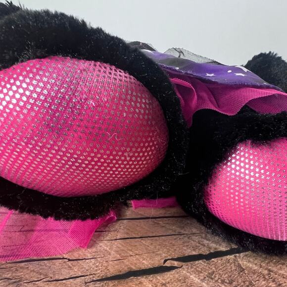 Build a Bear Black Cat in Purple Halloween Tutu Dress - Picture 5 of 5